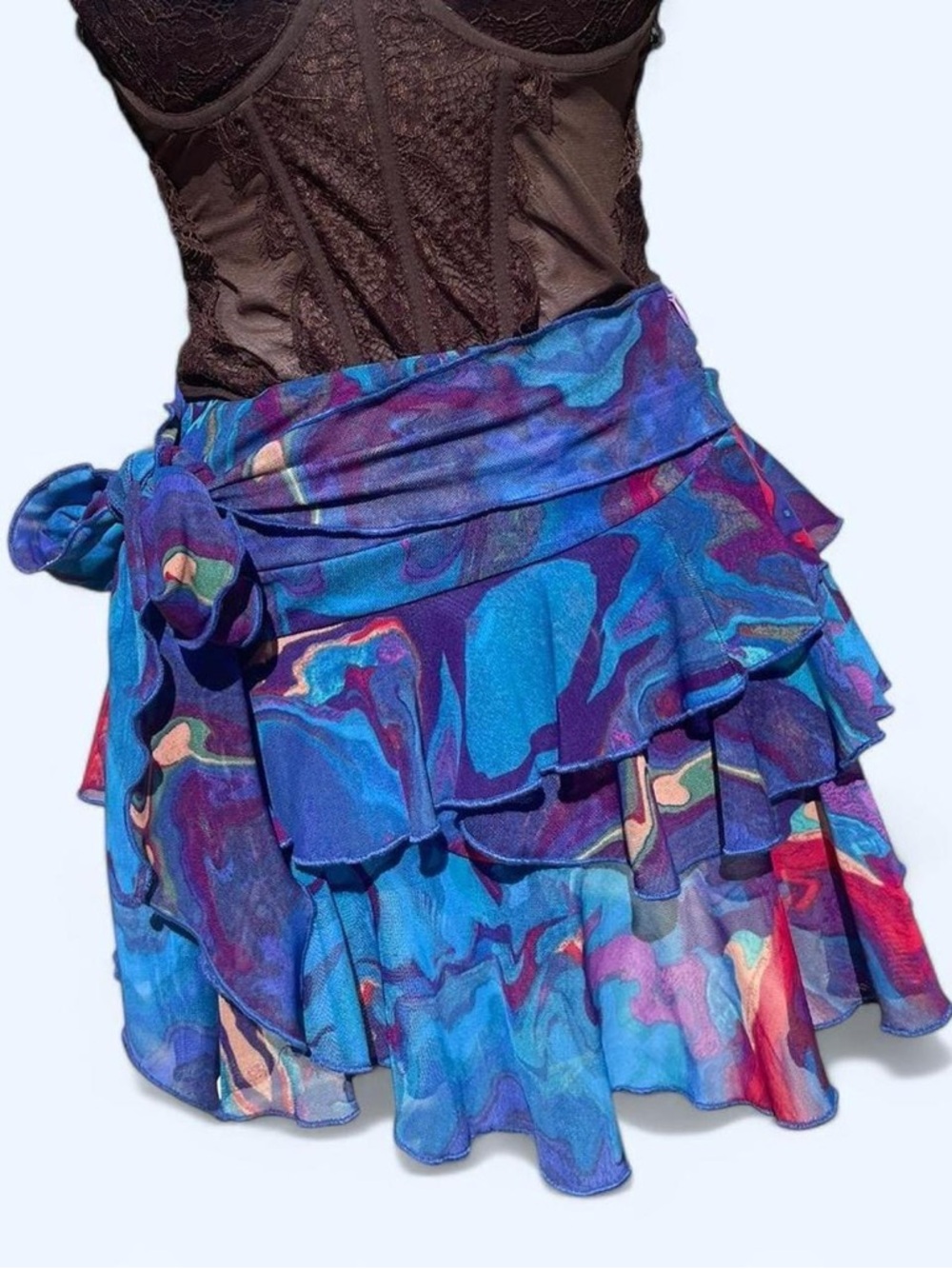 Forever 21 Fairy Ruffle Mini Skirt 💜💙